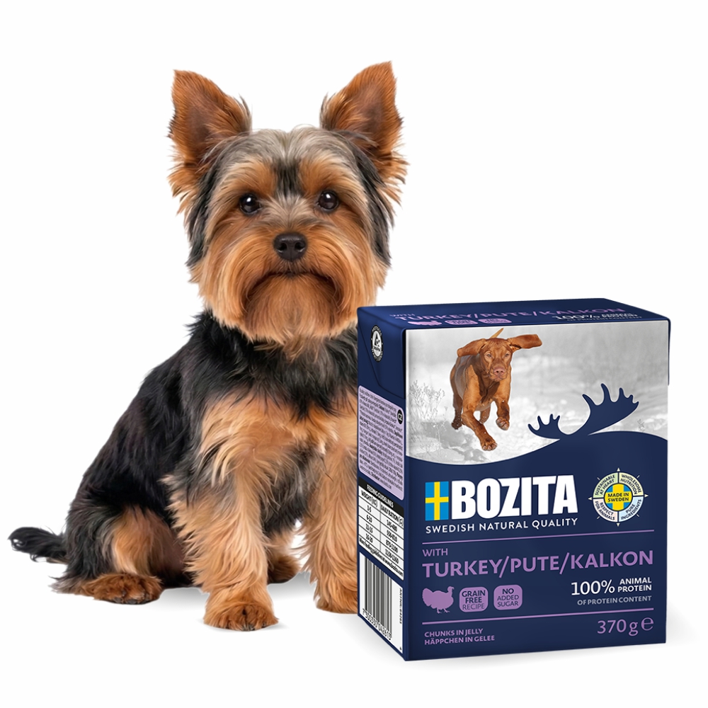 Karma Bozita indyk w galarecie dla psa 370g mokra